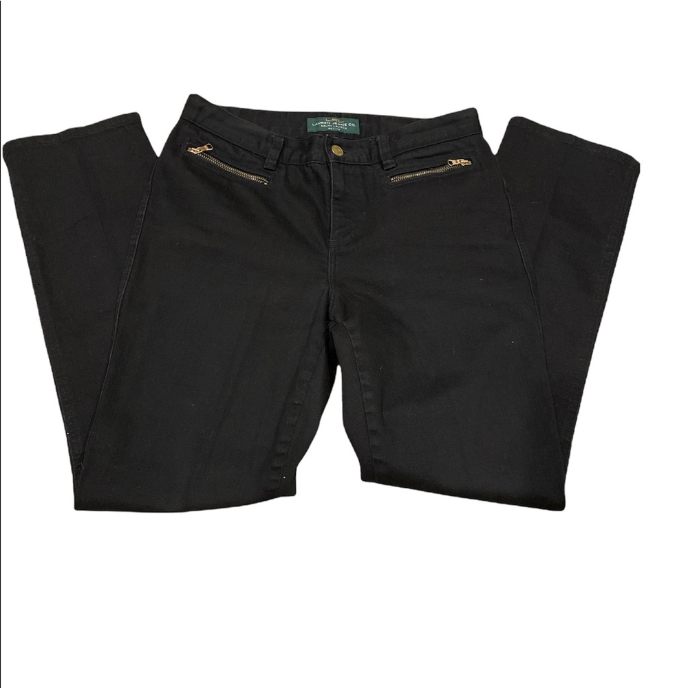 LRL BLACK DENIM JEANS